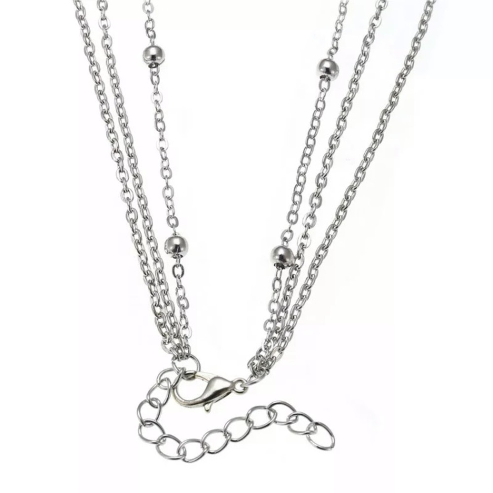 NEW! TURQUOISE MOON MULTILAYERED NECKLACE - Picture 6 of 6